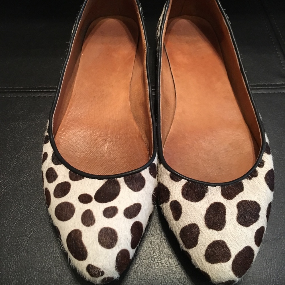 Madewell Calfskin Printed Flats